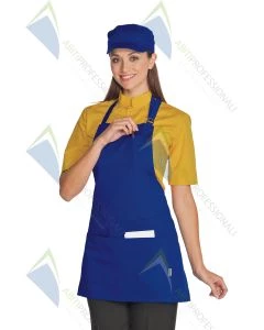 PICCADILLY APRON BLUE CHINA POL / COT