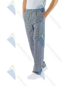 PANTS COOK HOUNDSTOOTH COT. 100%